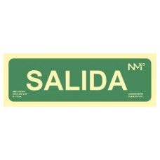 PACK DE 2 SEÑALES "SALIDA" 300X105 PVC VERDE ARCHIVO 2000 6170-06H VE (Espera 4 dias)
